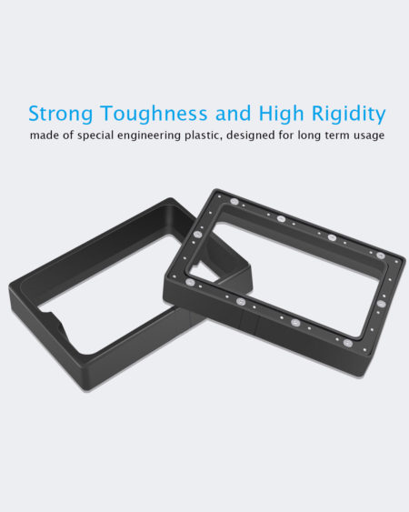 ELEGOO 2 PCS Plastic Resin Tank for ELEGOO Mars 3D Printer with 2 Lids and FEP Release Liner pre-Installed, Resin Vat for Mars, Compatible with Anycubic Photon, Photon S and Epax X1